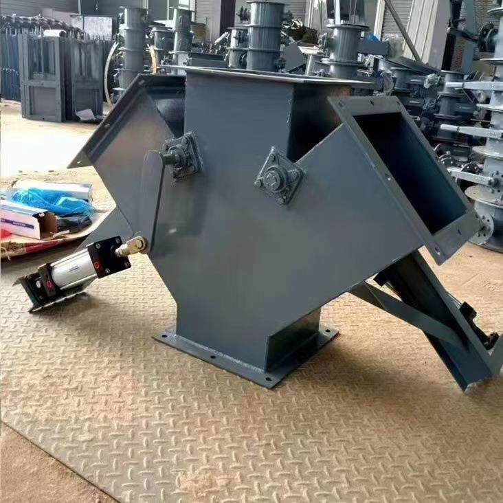 三通分料器气动四通下料器电液动推杆三通瘤子手动Y型换向阀制作