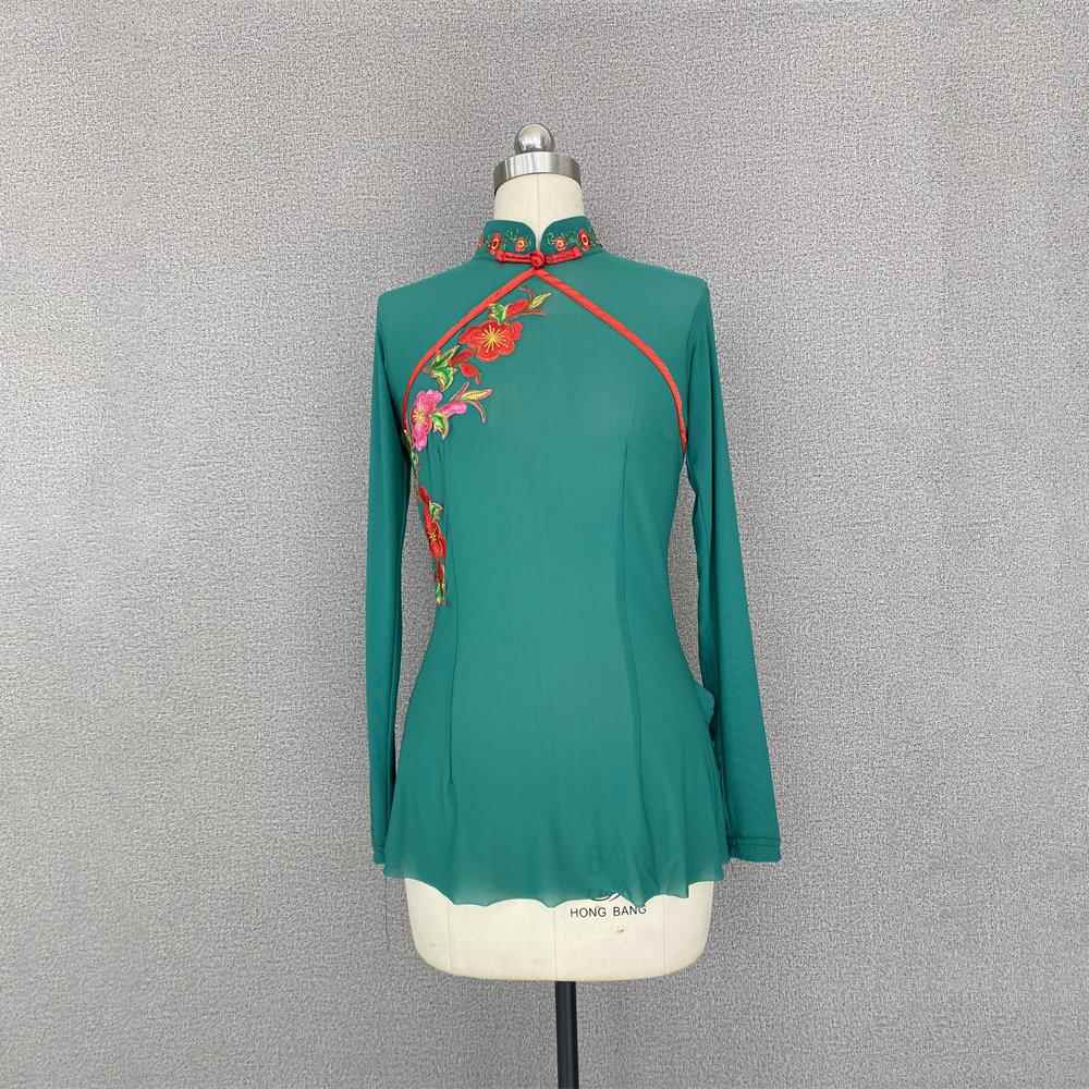 高档胶州蹈演出服女东北秧歌舞习台表演服装成学人练练功生艺考舞