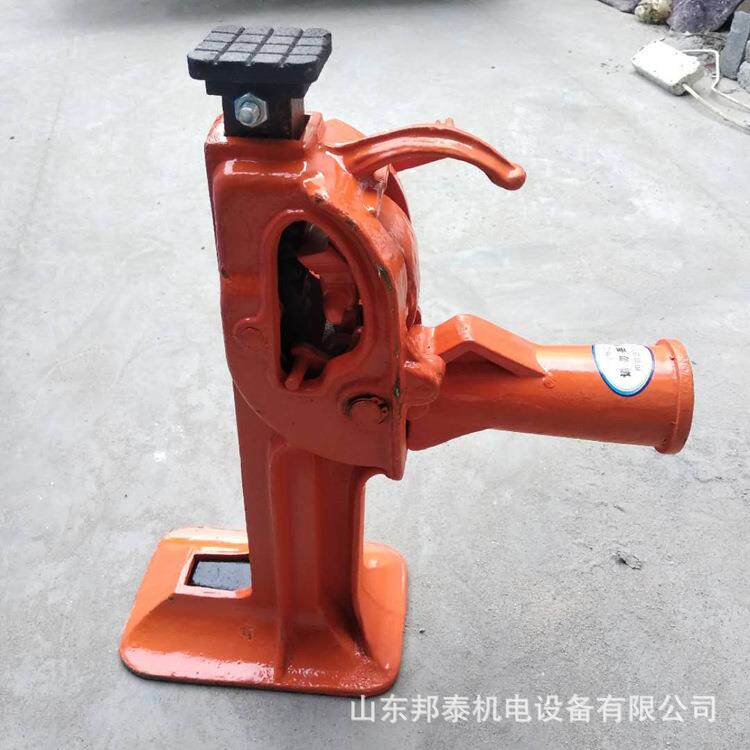 YQD-20T双扣式齿条起道机 手压式钢轨顶高器 铁路轨道齿条千斤顶