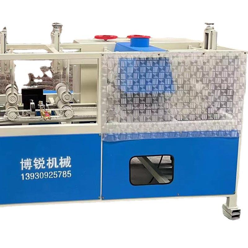 丁博200型碳化木机四面实木拉丝碳化花架凉亭碳化木加工
