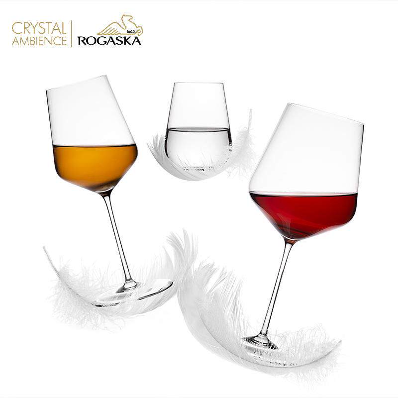 ROGASKA进口水晶玻璃轻奢红酒杯创意高脚杯家用两只套装