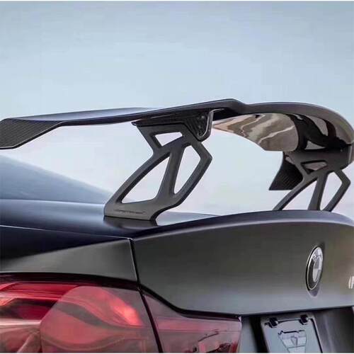 适用宝马F82 M4 GTS通用V款碳纤维尾翼后扰流板定风翼导流板顶翼