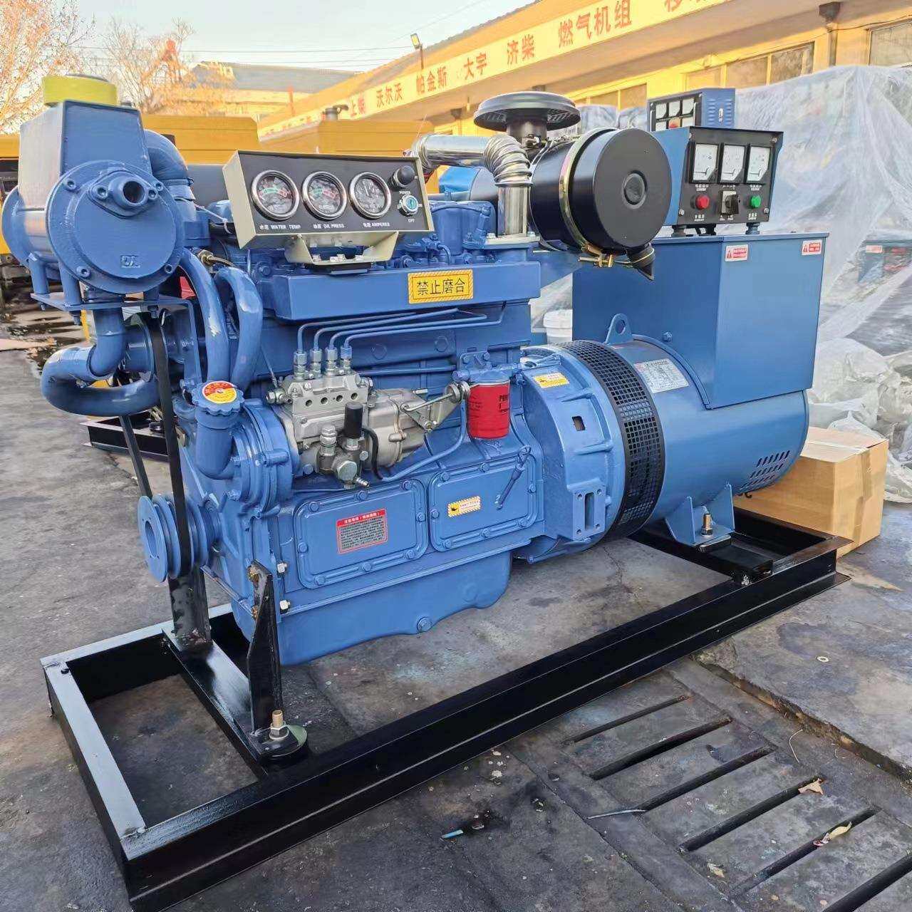 柴油发电机组50KW船用发电机组 全铜无刷耐用养殖场学校工地应急