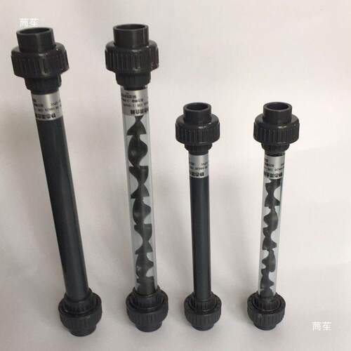 UPVC型透明WNL管道混合器法兰合连N-PVC工程D塑料SK静态混器