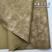 新款 包手袋烫金仿布纹人造革皮料 现货1.0mm金属布纹皮革PU面料鞋