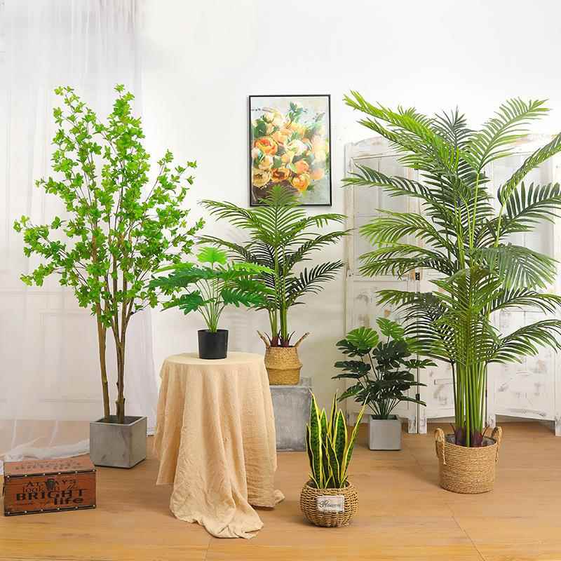 仿真树北欧散尾葵装饰客厅落地大型盆栽室内盆景摆件假绿植物树