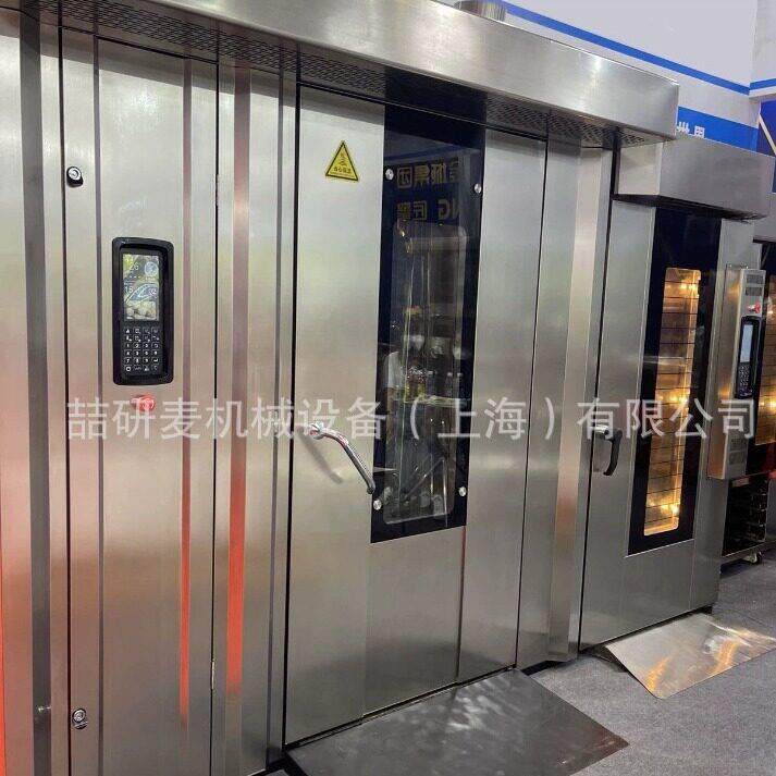 喆研麦热风炉烤箱商用 16盘推车式烤炉 32盘柴油烤炉 64盘旋转炉
