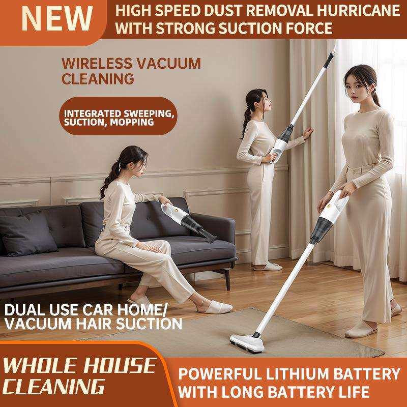 严选家用无线吸尘器大吸力手持车载吸尘便携式充电除尘器小型