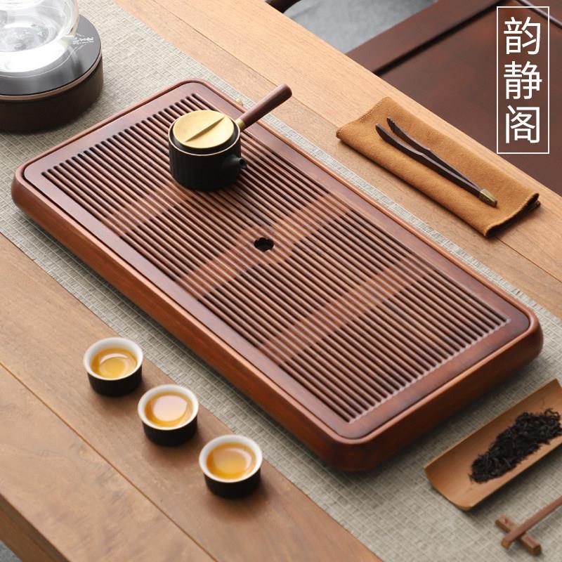 茶盘2026新款家用小型干泡储水式小茶台茶具茶海办公室沥水茶托盘