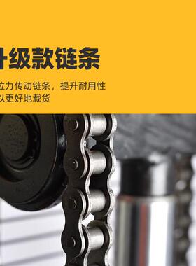 牛力物流半电动升高车505叉降电动升垛降堆车货物搬运升车推高车