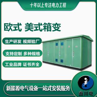 源头厂家315kva欧式 箱变 箱变安装 公司