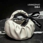 纸盒卧室纸巾餐桌轻创意奢茶几家用桌面收纳摆件装 饰品盒抽客厅