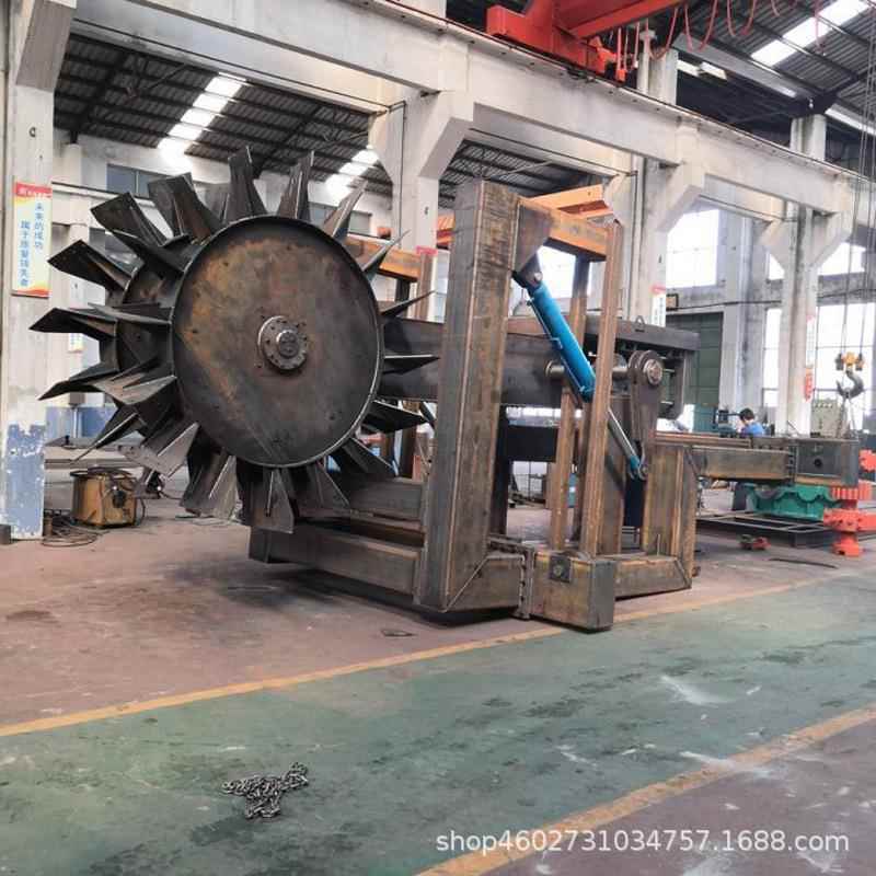 厂家10-25米大跨度轮盘翻堆机秸秆粪便污泥发酵处理设备