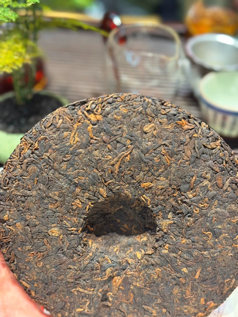 2018年八角亭越陳越香熟普餅茶七子餅正品保證 普洱茶 BUASHOP普洱老茶