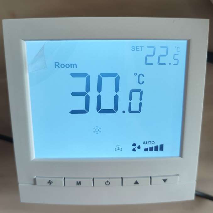 中央空调温控器温度开关面板地暖wifi手机远程控制线控器智能 485