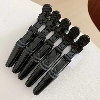 5-30pcs Alligator Hair Clip Plastic Nonslip Hairpin Black Pi