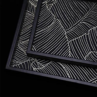 中古风皮革托香薰盘家玄居BHN关客厅桌茶几卧室面首饰收纳盘高级