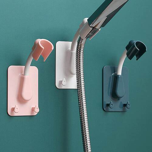 No-drill bathroom 360-degree adjustable shower head bracket,