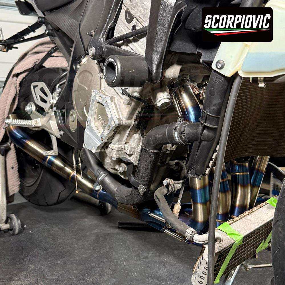 S1000R S1000RR一体分体前段排气管 专车专用无损安装 2010-2016