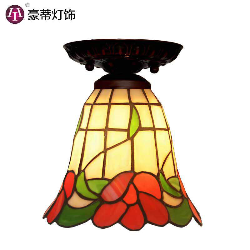 厂家直销帝凡尼复古田园美式小吸顶灯过道阳台飘窗走廊橱柜灯