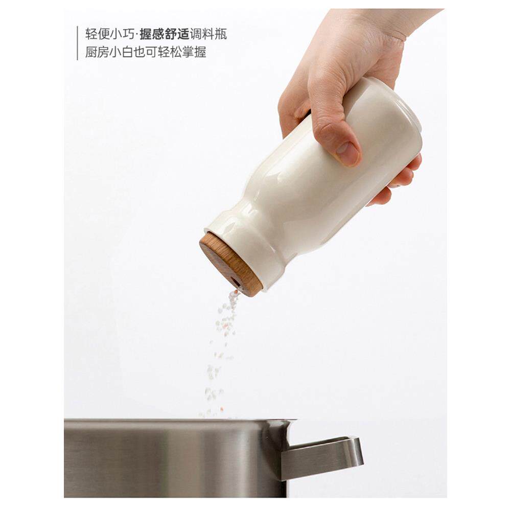 韩国进口tackaon陶瓷调料瓶防潮厨房调料罐家用旋转撒粉调料瓶罐