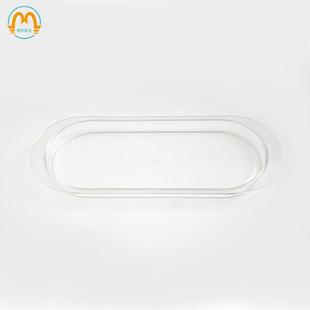 萌学蒙氏托盘蒙台蒙特梭利亚克力小托盘椭圆形托盘日常生活教具