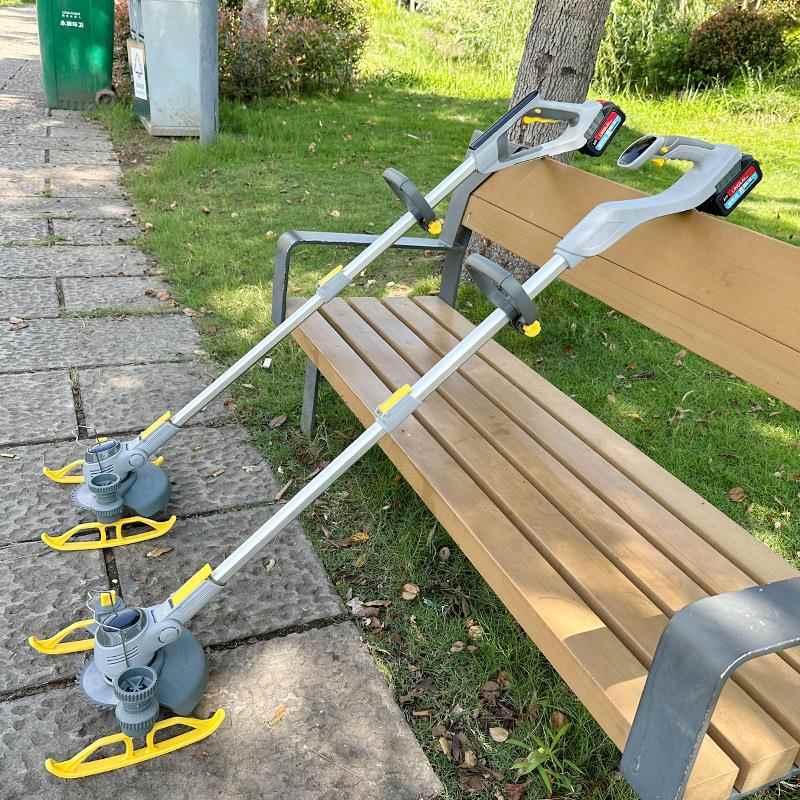 草电动割XJI草持机小型家用除机手锂电打草机电多功能充式割草机