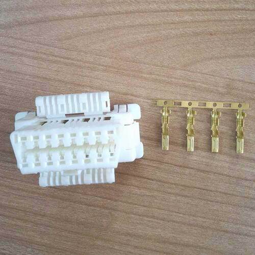 OBD 16P公母壳胶壳公壳 接插件端子插头连接器
