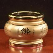 陶瓷彷铜香炉碗家用供奉香薰炉佛前供佛财神爷关公仙家堂口道家用