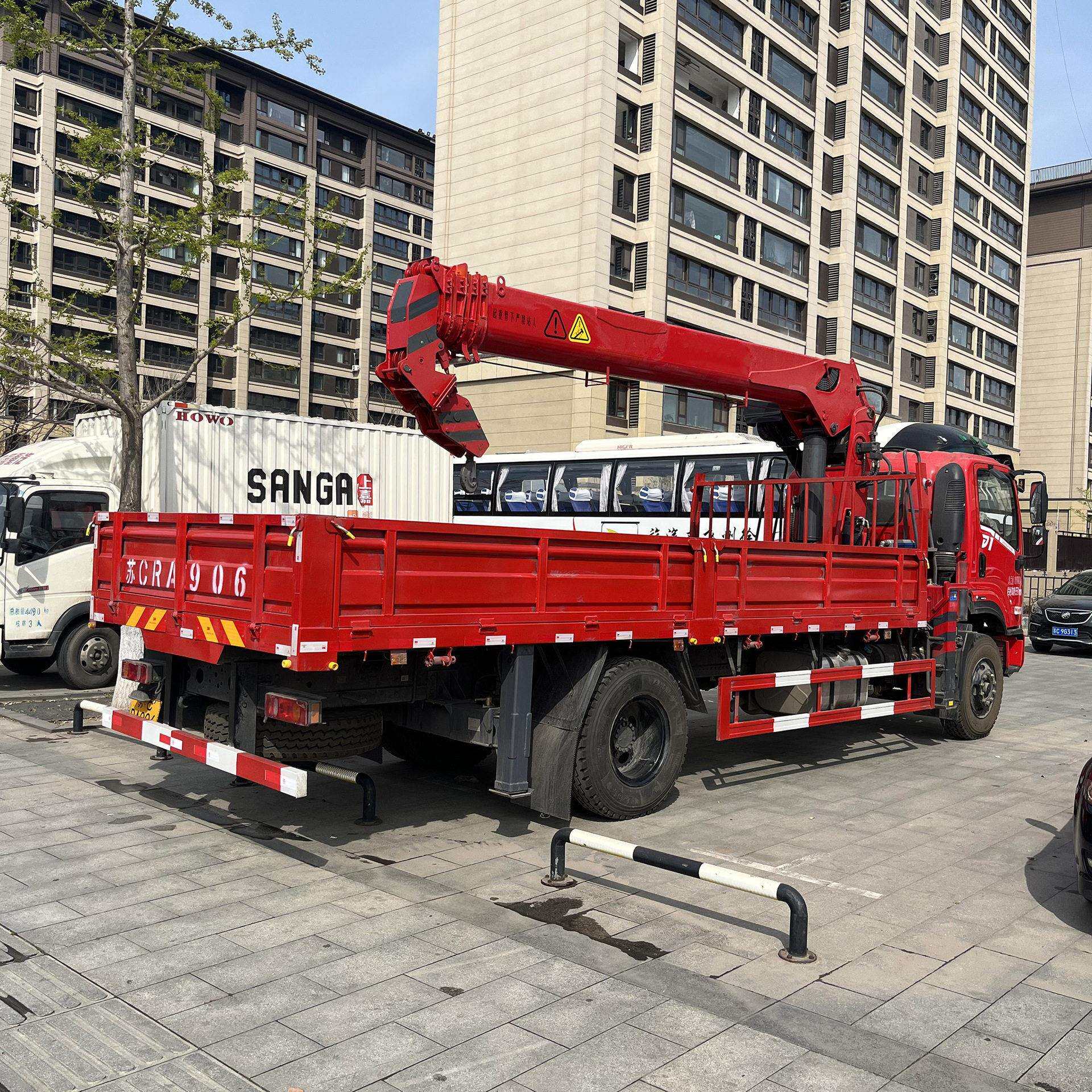 4吨5吨6吨8吨欧二三五随车吊建筑工程小型汽车起重机随车运输吊臂