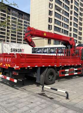 4吨56吨吊8吨欧二三五随车建筑工PHT程小吨汽型车起重机随车运输