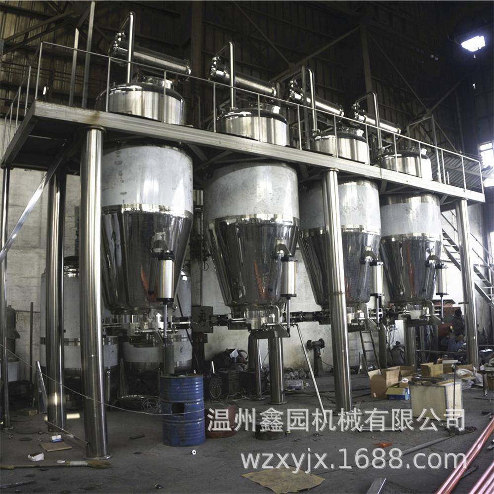 大型提取浓缩机组中草药提取浓缩设备食品制药热回流提取浓缩机组