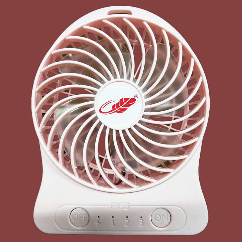 共田USB充电芭蕉扇F95B迷你小风扇户外学生手持便携式静音大风力6