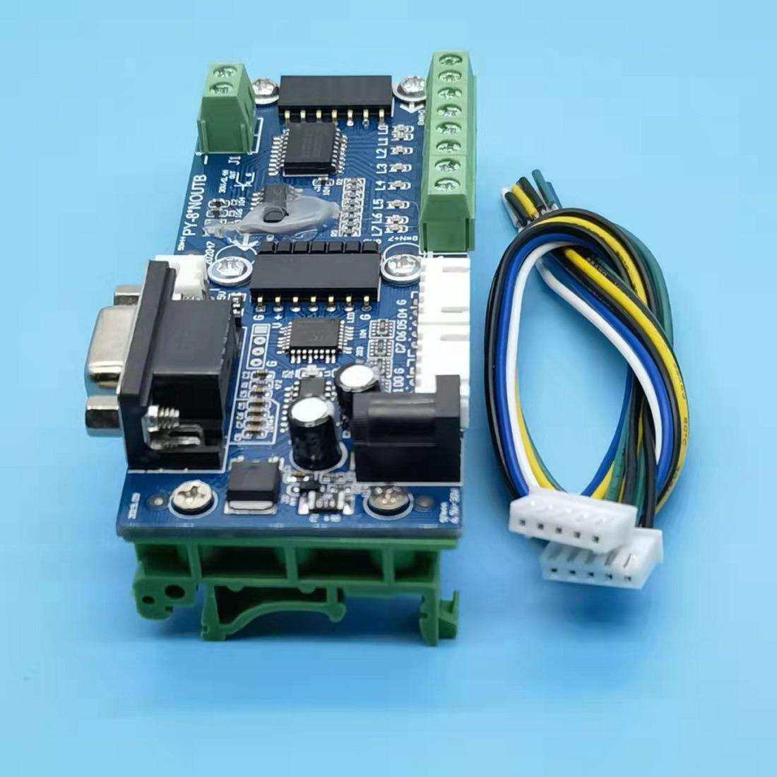 8路开关量输入 8路晶体管输出 集电极开关输出 带指示灯RS232