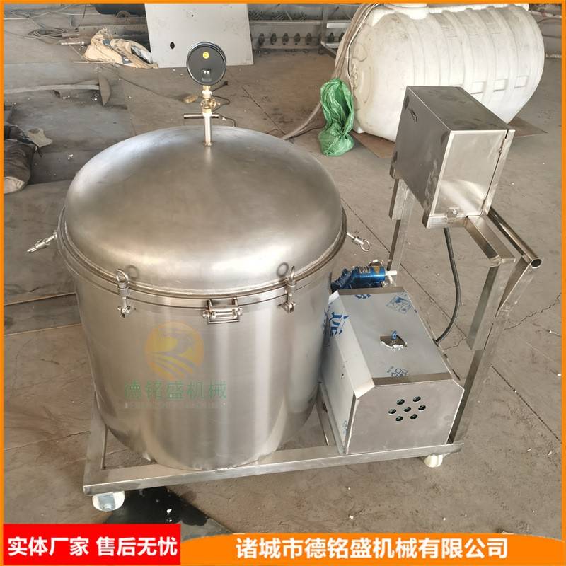 连接回油滤油开关的空过DMS20211滤机滤残渣设备煎真炸油可滤过油