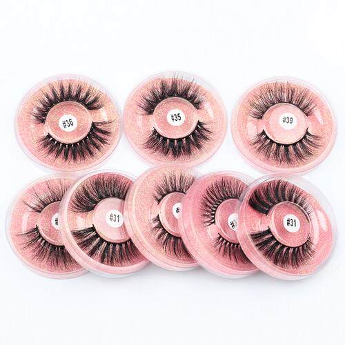 3D natural soft thick handmade false eyelashes浓密手工假睫毛