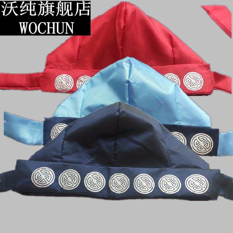 少数民族朝鲜族男童相帽 演出服帽子原创韩国韩服帽舞蹈演出服帽