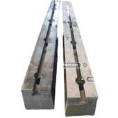 型地厂家间梁轨槽滑轨t拼接加工地铸铁双槽车条形槽滑轨导轨单