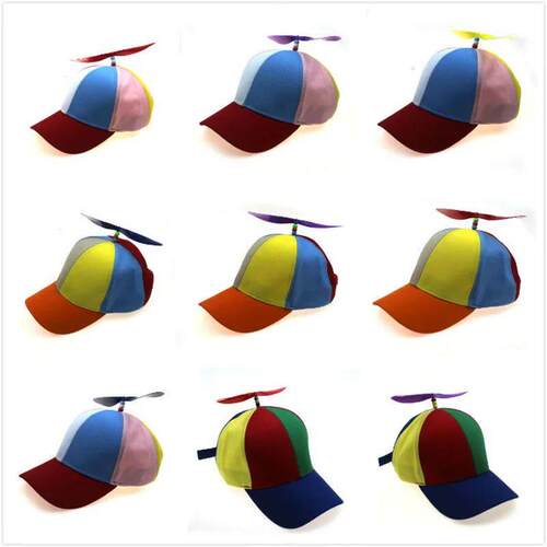 Fashion Colorful Bamboo Dragonfly Patchwork Baseball Cap Adu
