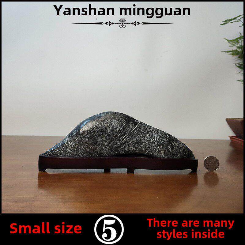 研山铭馆灵璧石小摆件小品件手把件微型天然原石茶桌电脑桌摆件