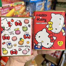 日本进口佐久间hellokitty罐仔头糖果宫崎骏硬糖铁盒水果糖零食