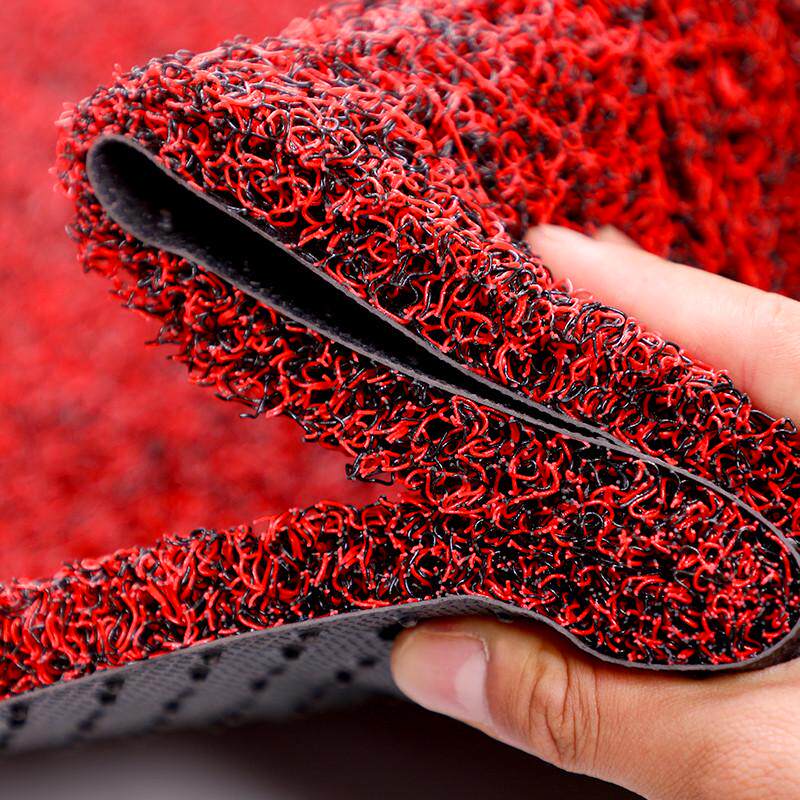 红地毯入户门地垫丝圈脚垫进门口地垫加厚防滑垫家用室外塑料门垫