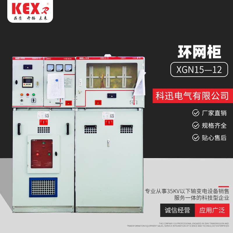 XGN15-12环网柜充气柜进出线柜户内环网柜10kv高压环网柜中置柜