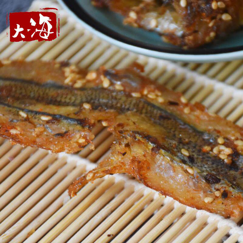 山东特产即食海鲜零食香辣马步鱼烧烤棒鱼大海味道威海发货甜辣鲜