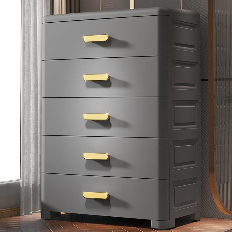 大号床抽屉式纳柜卧室塑料头柜简物易储柜儿收童衣柜27155整理橱