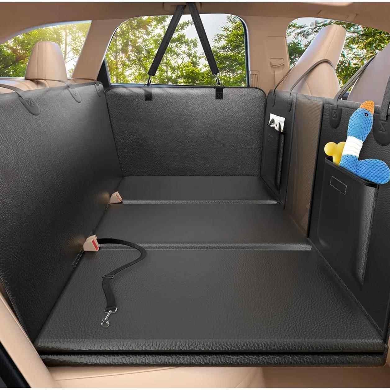 车载宠物垫后排硬板支撑狗垫延长汽车座椅套猫抓皮布车用防水狗垫