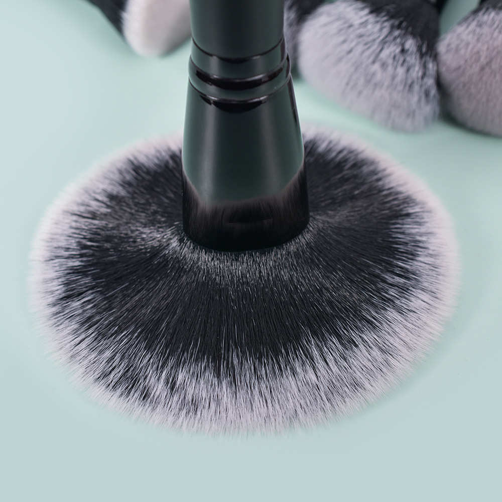 跨境15支高档化妆刷套装黑色全套散粉刷眼影刷腮红多功能美妆工具