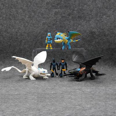 Anime How To Train Your Dragon 3 Toothless Night Doll PVC Bl