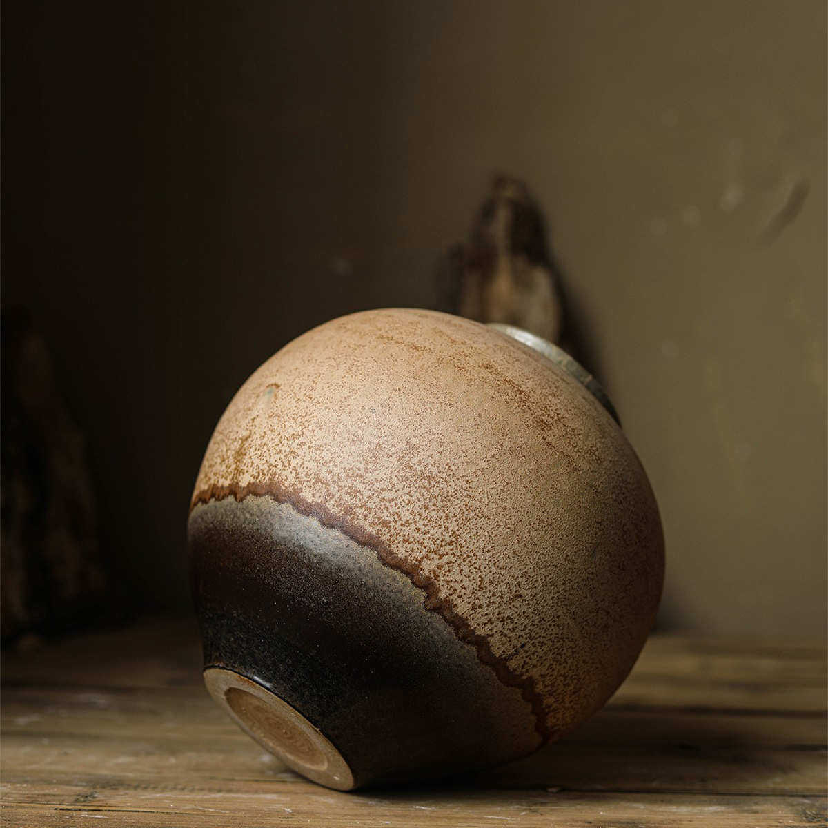 日式禅意粗陶手工艺术陶瓷花瓶室内装饰摆设复古民宿陶罐插花摆件,家居饰品,花瓶,淘宝优惠券,粉丝福利购,淘宝优惠卷