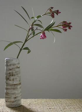 花瓶 大号摆件水培手工器家居日用 花插装饰禅意陶花粗空间